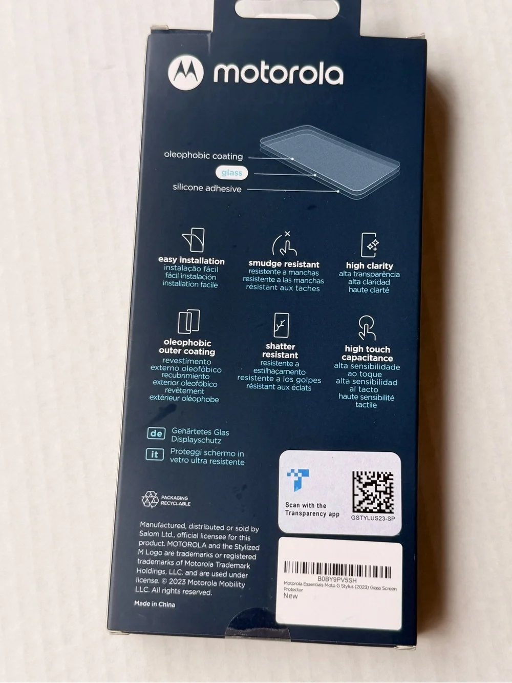 Motorola Moto G Stylus 2023 Original Tempered Glass Screen Protector